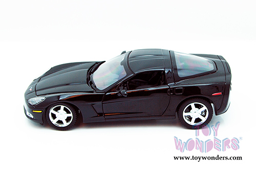 Showcasts Collectibles - Chevy Corvette C6 Hardtop (2005, 1/24 scale diecast model car, Black) 73270AC/BK