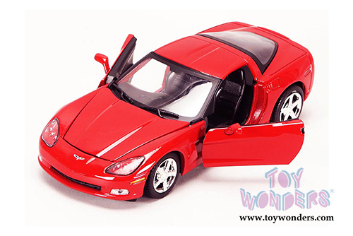 Showcasts Collectibles - Chevy Corvette C6 Hardtop (2005, 1/24 scale diecast model car, Red.) 73270AC/R