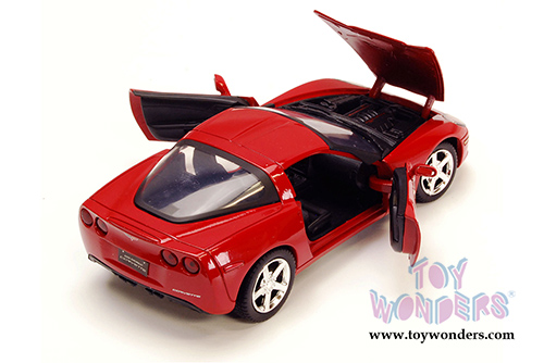 Showcasts Collectibles - Chevy Corvette C6 Hardtop (2005, 1/24 scale diecast model car, Red.) 73270AC/R
