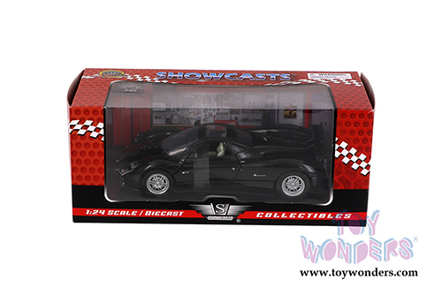 Showcasts Collectibles - Pagani Zonda C12 w/ Sunroof (1/24 scale diecast model car, Black) 73272BK/6
