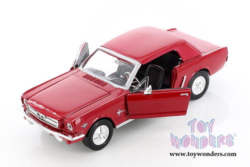 Showcasts Collectibles - Ford Mustang Hardtop (1964 1/2, 1/24 scale diecast model car, Asstd.) 73273/16D