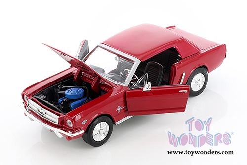 Showcasts Collectibles - Ford Mustang Hardtop (1964 1/2, 1/24 scale diecast model car, Asstd.) 73273/16D