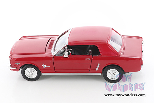 Showcasts Collectibles - Ford Mustang Hardtop (1964 1/2, 1/24 scale diecast model car, Asstd.) 73273/16D