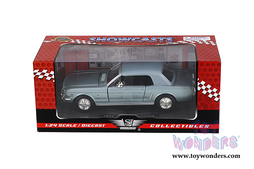 Showcasts Collectibles - Ford Mustang Hardtop (1964 1/2, 1/24 scale diecast model car, Light Blue) 73273AC/BU