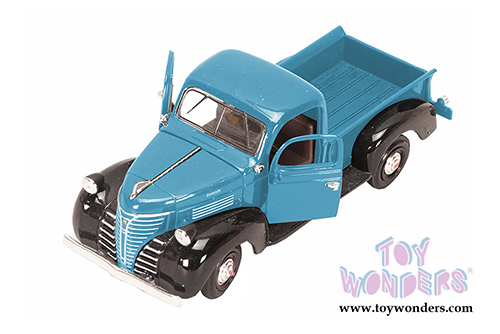 Showcasts Collectibles - Plymouth Pickup (1941, 1/24 scale diecast model car, Blue) 73278AC/BU