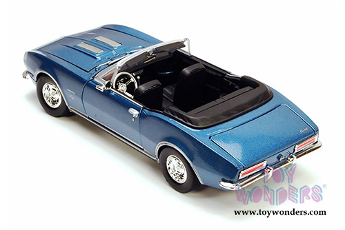 Showcasts Collectibles - Chevy Camaro SS Convertible (1967, 1/24 scale diecast model car, Blue) 73301AC/BU