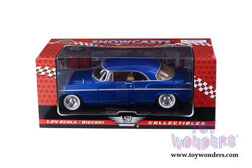 Showcasts Collectibles - Chrysler C300 Hardtop (1955, 1/24 scale diecast model car, Blue) 73302AC/BU