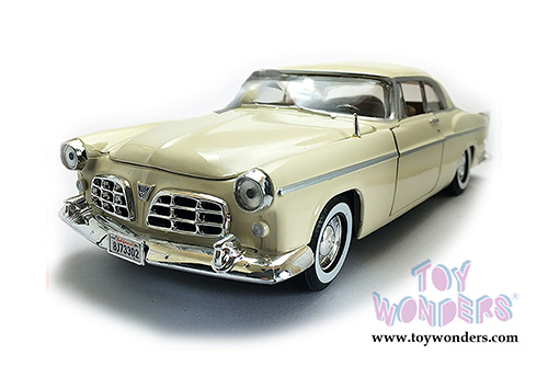Showcasts Collectibles - Chrysler C300 Hardtop (1955, 1/24 scale diecast model car, Yellow) 73302AC/YL