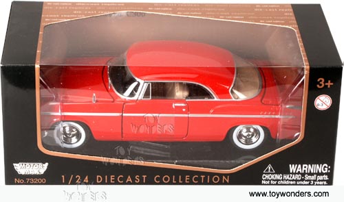 Motormax - Chrysler C300 Hard Top (1955, 1:24, Red) 73302R