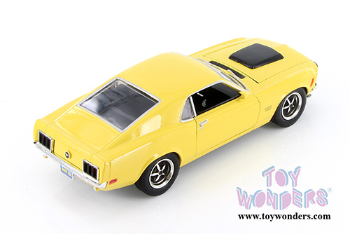 Motormax - Ford  Mustang Boss 429 Hardtop (1970, 1/24 scale diecast model car, Asstd.) 73303/16D