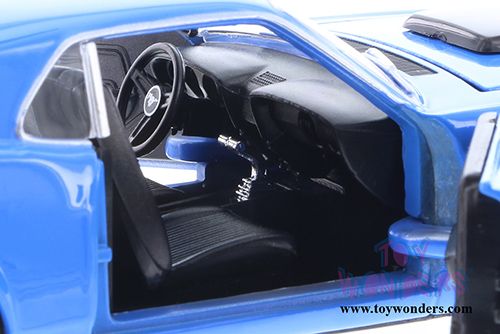 Motormax - Ford  Mustang Boss 429 Hardtop (1970, 1/24 scale diecast model car, Asstd.) 73303/16D