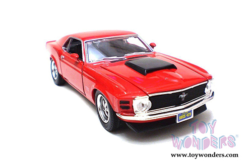 Showcasts Collectibles - Ford Mustang Boss 429 Hard top (1970, 1/24 scale diecast model car, Red) 73303R/6