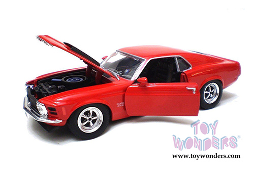 Showcasts Collectibles - Ford Mustang Boss 429 Hard top (1970, 1/24 scale diecast model car, Red) 73303R/6