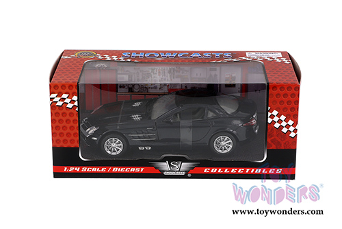 Showcasts Collectibles - Mercedes Benz SLR McLaren Hardtop (1/24 scale diecast model car, Black) 73306BK/6