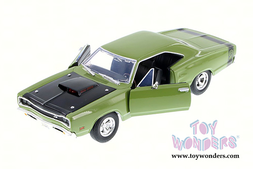 Showcasts Collectibles - Dodge Coronet Super Bee Hardtop (1969, 1/24 scale diecast model car, Green) 73315AC/GN