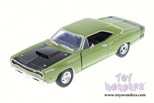Showcasts Collectibles - Dodge Coronet Super Bee Hardtop (1969, 1/24 scale diecast model car, Green) 73315AC/GN