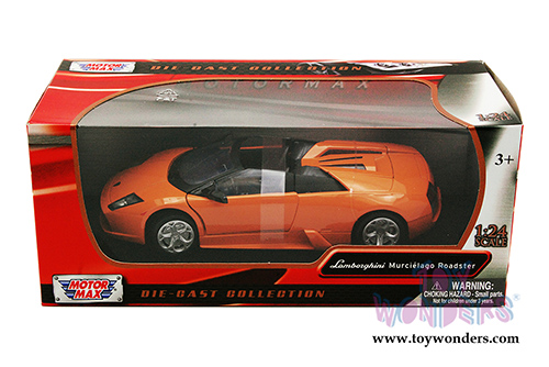 Motormax - Lamborghini Murcielago Roadster Convertible (1/24 scale diecast model car, Orange) 73316OR/6