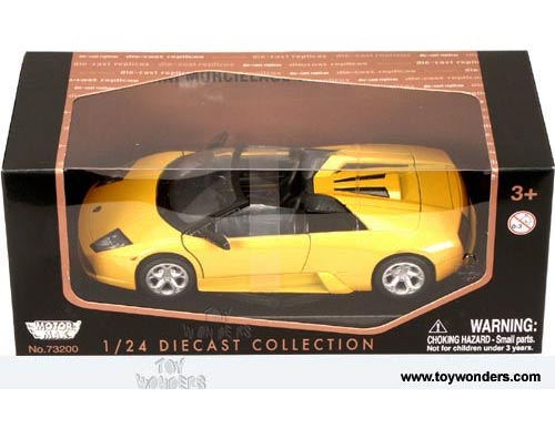 Motormax - Lamborghini Murcielago Roadster Convertible (1:24, Yellow) 73316YL