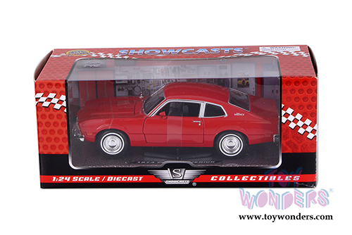 Showcasts Collectibles - Ford Maverick Stallion Hardtop (1974, 1/24 scale diecast model car, Red) 73326AC/R