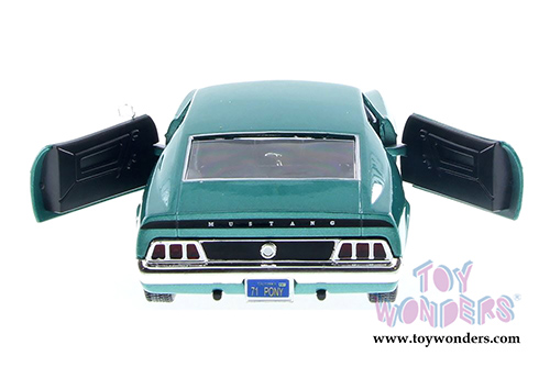 Showcasts Collectibles - Ford Mustang Sportsroof Hardtop (1971, 1/24 scale diecast model car, Green) 73327AC/GN