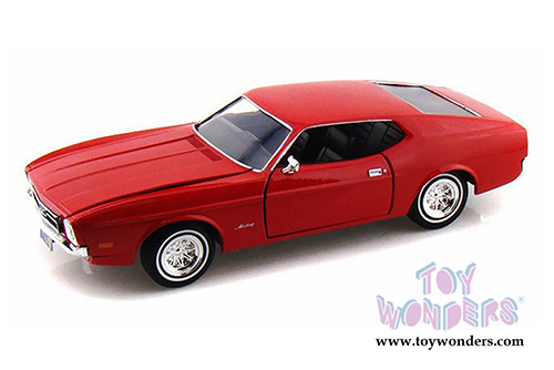 Showcasts Collectibles - Ford Mustang Sportsroof Hardtop (1971, 1/24 scale diecast model car, Red) 73327AC/R