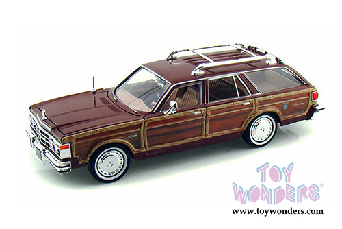 Showcasts Collectibles - Chrysler LeBaron Town & Country Wagon (1979, 1/24 scale diecast model car, Brown) 73331AC/ST