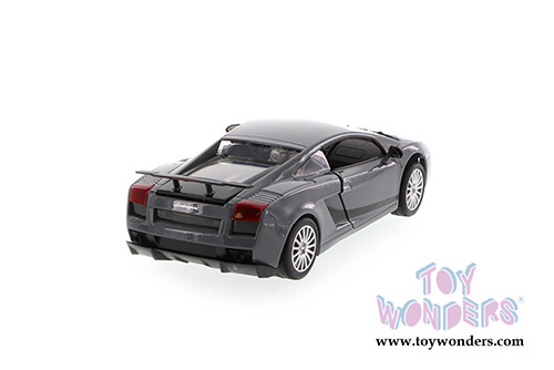 Showcasts® Collectibles - Lamborghini Gallardo Superleggera Hardtop (1/24 scale diecast model car, Grey) 73346SV/6