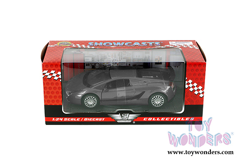 Showcasts® Collectibles - Lamborghini Gallardo Superleggera Hardtop (1/24 scale diecast model car, Grey) 73346SV/6