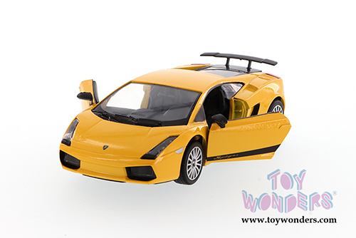 Showcasts® Collectibles - Lamborghini Gallardo Superleggera Hardtop (1/24 scale diecast model car, Yellow) 73346YL/6