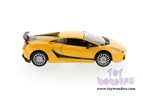 Showcasts® Collectibles - Lamborghini Gallardo Superleggera Hardtop (1/24 scale diecast model car, Yellow) 73346YL/6