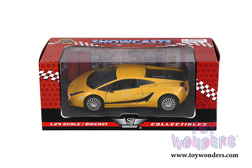 Showcasts® Collectibles - Lamborghini Gallardo Superleggera Hardtop (1/24 scale diecast model car, Yellow) 73346YL/6
