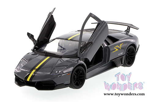 Showcasts Collectibles - Lamborghini Murcielago LP670-4 SV Hard Top (1/24 scale diecast model car, Dark Gray) 73350BK/6