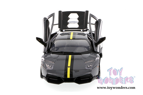 Showcasts Collectibles - Lamborghini Murcielago LP670-4 SV Hard Top (1/24 scale diecast model car, Dark Gray) 73350BK/6