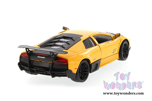 Showcasts Collectibles - Lamborghini Murcielago LP670-4 SV Hard Top (1/24 scale diecast model car, Yellow) 73350YL/6