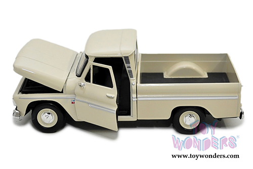 Showcasts Collectibles - Chevy C10 Fleetside Pickup (1966, 1/24 scale diecast model car, Cashmere) 73355AC/CS