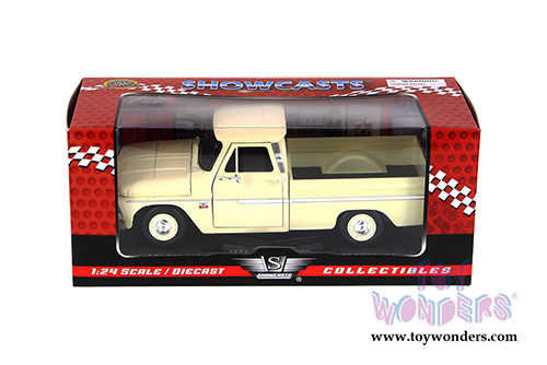 Showcasts Collectibles - Chevy C10 Fleetside Pickup (1966, 1/24 scale diecast model car, Cashmere) 73355AC/CS