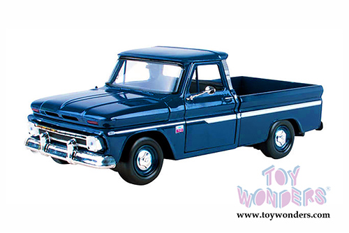Showcasts Collectibles - Chevy C10 Fleetside Pickup (1966, 1/24 scale diecast model car, Metallic Blue) 73355AC/MB