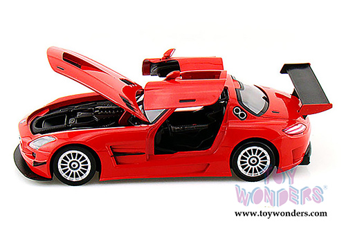 Showcasts Collectibles - Mercedes-Benz SLS AMG GT3 Hard Top (1/24 scale diecast model car, Red) 73356R/6