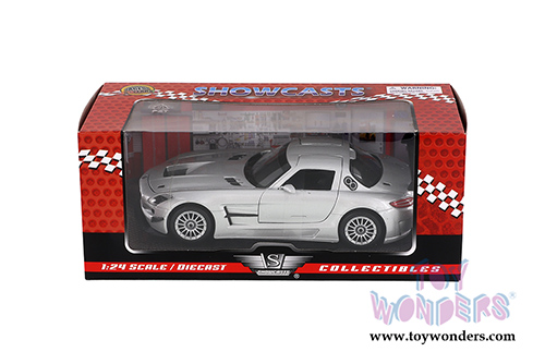 Showcasts Collectibles - Mercedes-Benz SLS AMG GT3 Hardtop (1/24 scale diecast model car, Silver) 73356SV/6