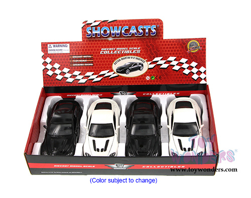 Showcasts Collectibles - Aston-Martin V12 Vantage Hard Top (1/24 scale diecast model car, Asstd.) 73357/16D