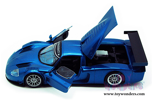 Showcasts Collectibles - Maserati MC12 Corsa Hardtop (1/24 scale diecast model car, Blue) 73360BU/6