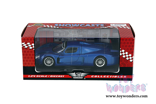 Showcasts Collectibles - Maserati MC12 Corsa Hardtop (1/24 scale diecast model car, Blue) 73360BU/6
