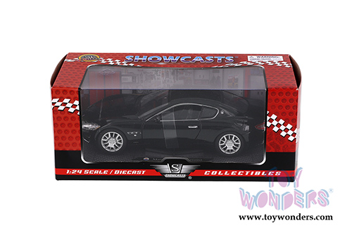 Showcasts Collectibles - Maserati GranTurismo Hardtop (1/24 scale diecast model car, Black) 73361BK/6