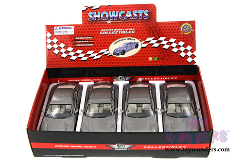 Showcasts Collectibles - Lamborghini Estoque Hard Top (1/24 scale diecast model car, Metallic Gray) 73366/16D