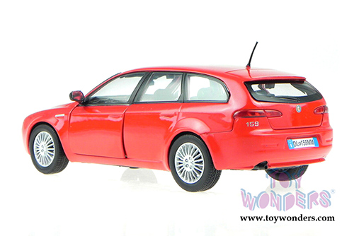 Showcasts Collectibles - Alfa Romeo 159 SW Hardtop (1/24 scale diecast model car, Red) 73372R/6