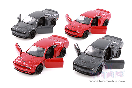 Showcasts® Collectibles - Dodge Challenger SRT Hellcat Widebody Hardtop (2018, 5" diecast model car, Asstd.) 73675D MAP: $7.99