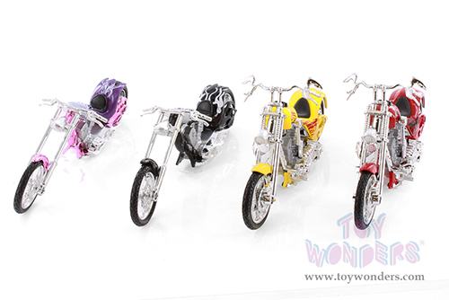 Showcasts Collectibles - Iron Choppers Motorcycle (1/18 scale diecast model, Asstd.) 76256A