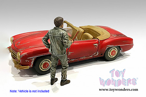 American Diorama Figurine - Auto Mechanic - Mechanic Tim (1/24 scale, Green) 76359