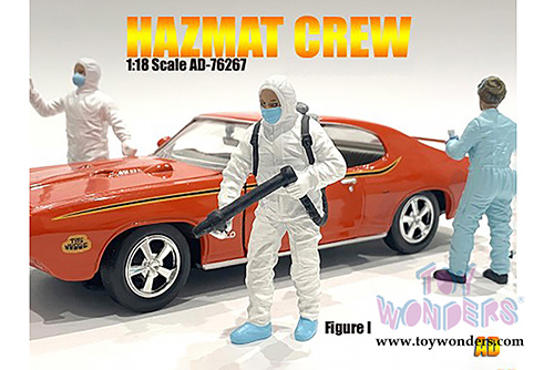 American Diorama Figurine - Hazmat Crew - Figure I (1/18 scale, White) 76267