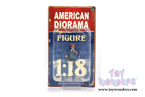 American Diorama Figurine - Hazmat Crew - Figure III (1/18 scale, Blue) 76269